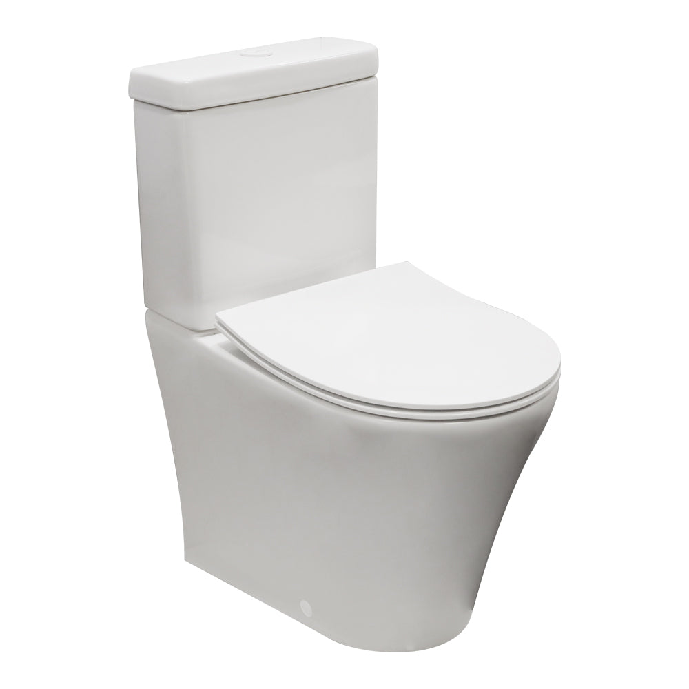 Villeroy & Boch O.Novo Style Directflush S or P-Trap BTW Toilet Suite - Back Entry - 4625R101L4DB