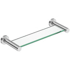 Bathe Bathroom Butler 4600 Premium Series Glass Shelf - 330mm - Brushed