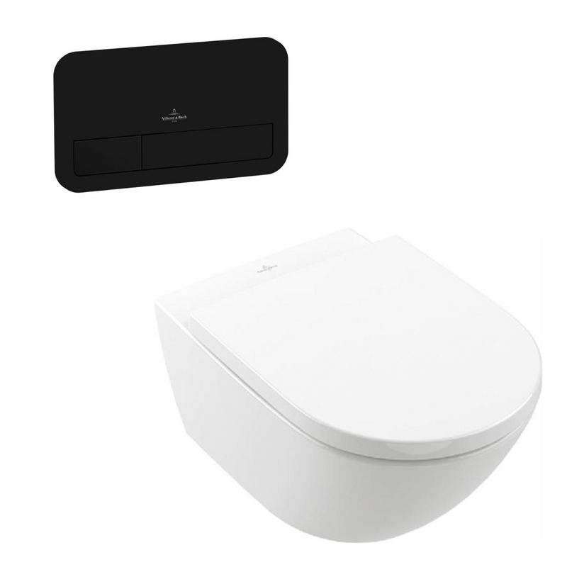 Villeroy & Boch Subway 3.0 Wall Hung Ceramic Plus Toilet incl/VB Cistern Package