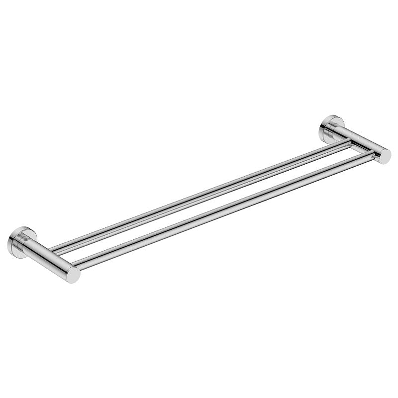 Bathe Bathroom Butler 4600 Premium Series Double Towel Rail - 650mm - Polished