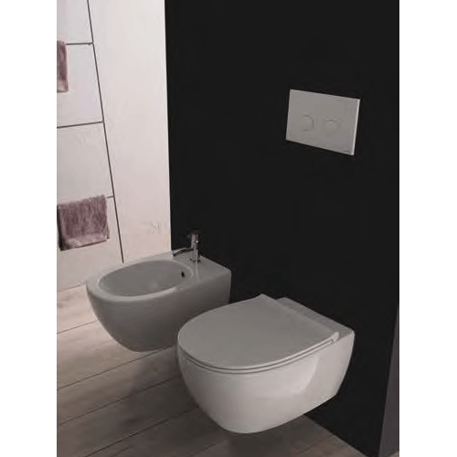 Globo 4All SENZABRIDA® Wall Hung Pan & Soft Close Seat - 4ALLWHW