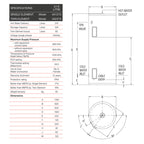 Rheem 315L Stellar SS Electric Storage Water Heater Specification