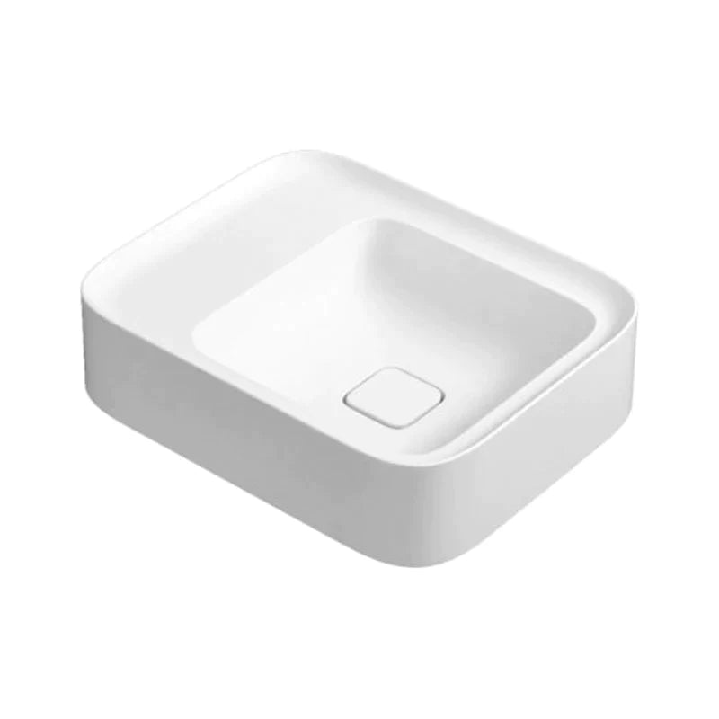 Parisi Cameo Bench Basin 500x400 - No Tap Hole - Gloss White