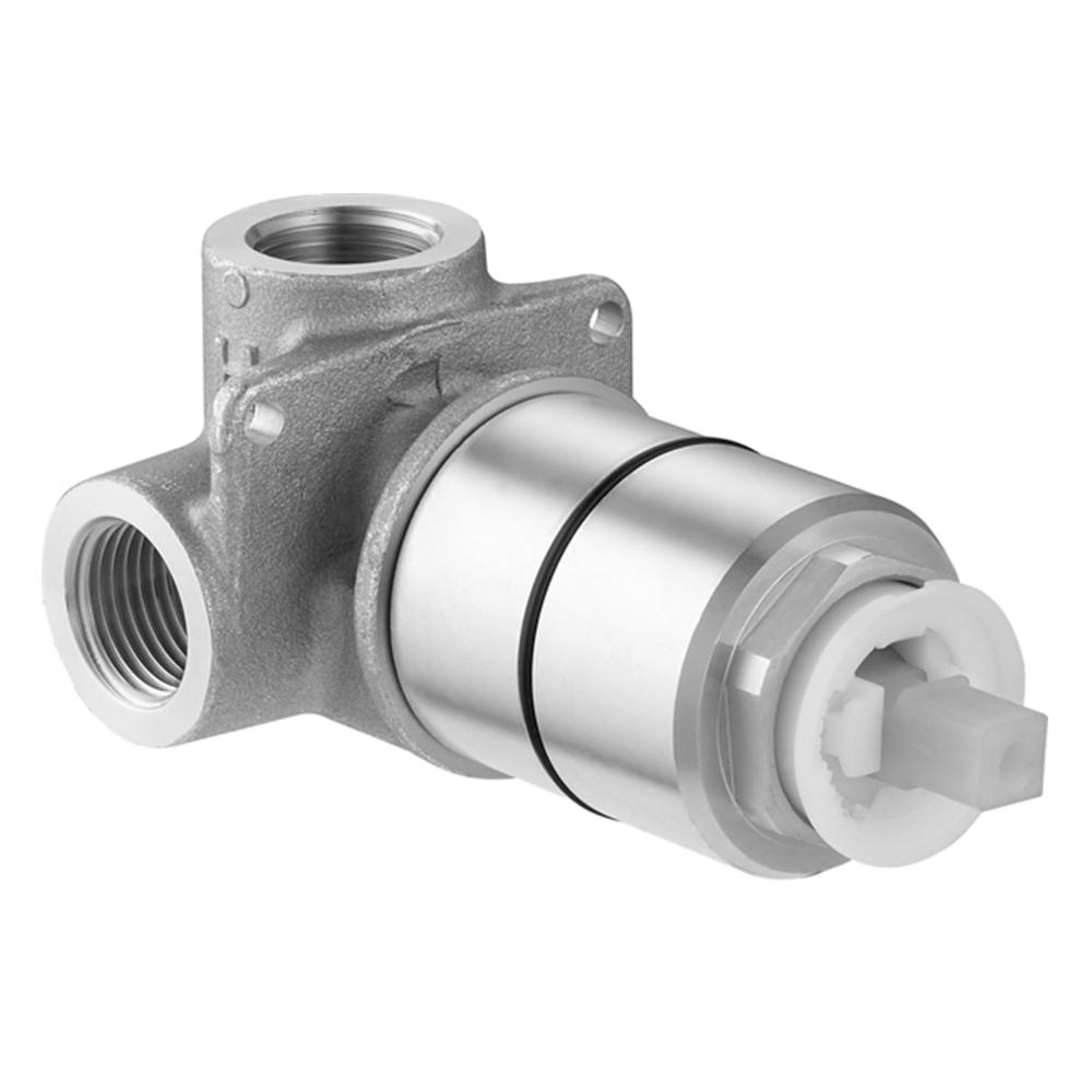 Hansa Vantis Pin Wall Mounted Basin-Bath Mixer - Chrome - A50750165XB + 50500100BR