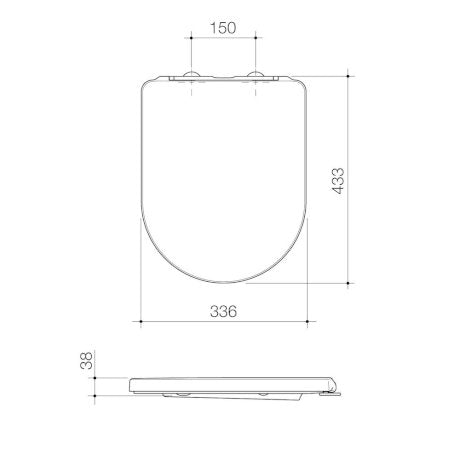 Caroma inVogue Toilet Seat Specifications