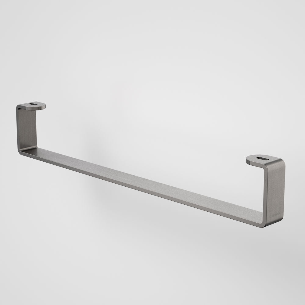 Caroma Urbane II Hall Wall Basin Integrated Rail | Gun Metal