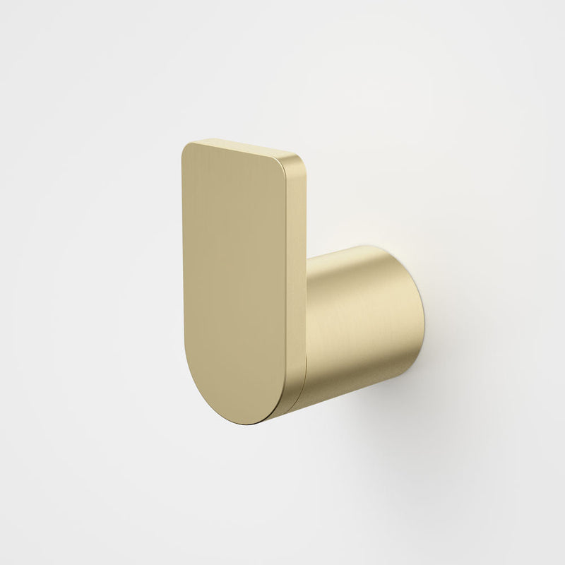 Brushed brass robe hook outlet
