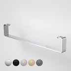 Caroma Urbane II Hand Wall Basin Integrated Rail | Chrome & Swatches