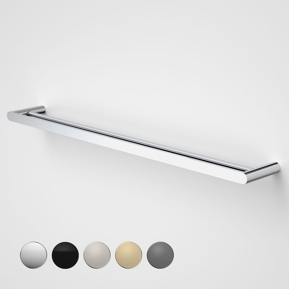 Caroma Urbane II 825mm Double Towel Rail | Chrome & Swatches
