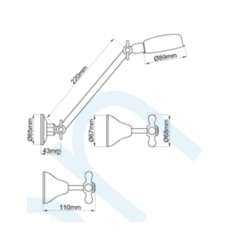 Elson Esperance Shower Set -  Specification