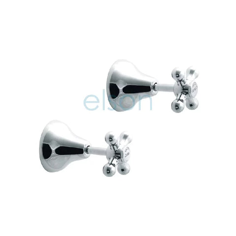 Elson Esperance Wall Top Assemblies - Chrome