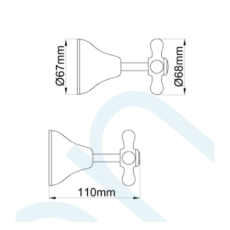Elson Esperance Wall Stop Pair - Specification