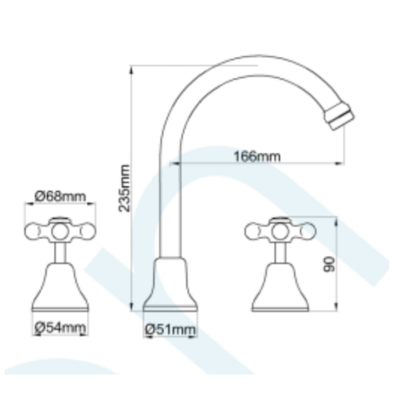 Elson Esperance Vanity Spa/Sink Set -  Specification