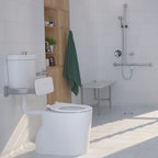 Caroma Care 610 Cleanflush Connector Suite with Backrest and Caravelle Single Flap Seat lifestlye