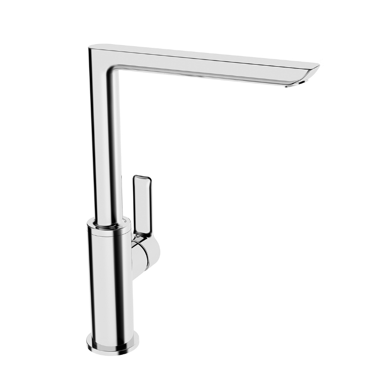 Hansa Ligna Straight Spout Kitchen Mixer