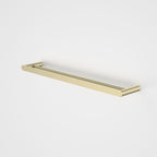 Caroma Urbane II 625mm Double Black Towel Rail | Brushed Brass