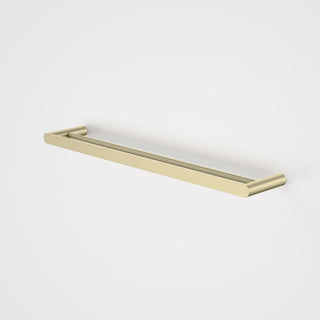 Caroma Urbane II 625mm Double Black Towel Rail | Brushed Brass