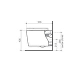 Caroma Liano Cleanflush® Wall Hung Pan Only (with GermGard®) - 815321W