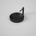 Caroma Liano II 400mm Round Inset Basin - Matte Black - 852400MB