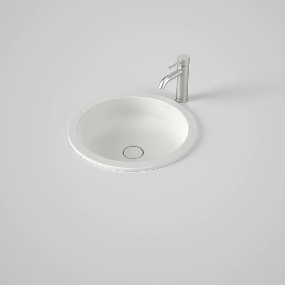 Caroma Liano II 440MM Round Under/Over Counter Basin - Matte Green - 852600MG