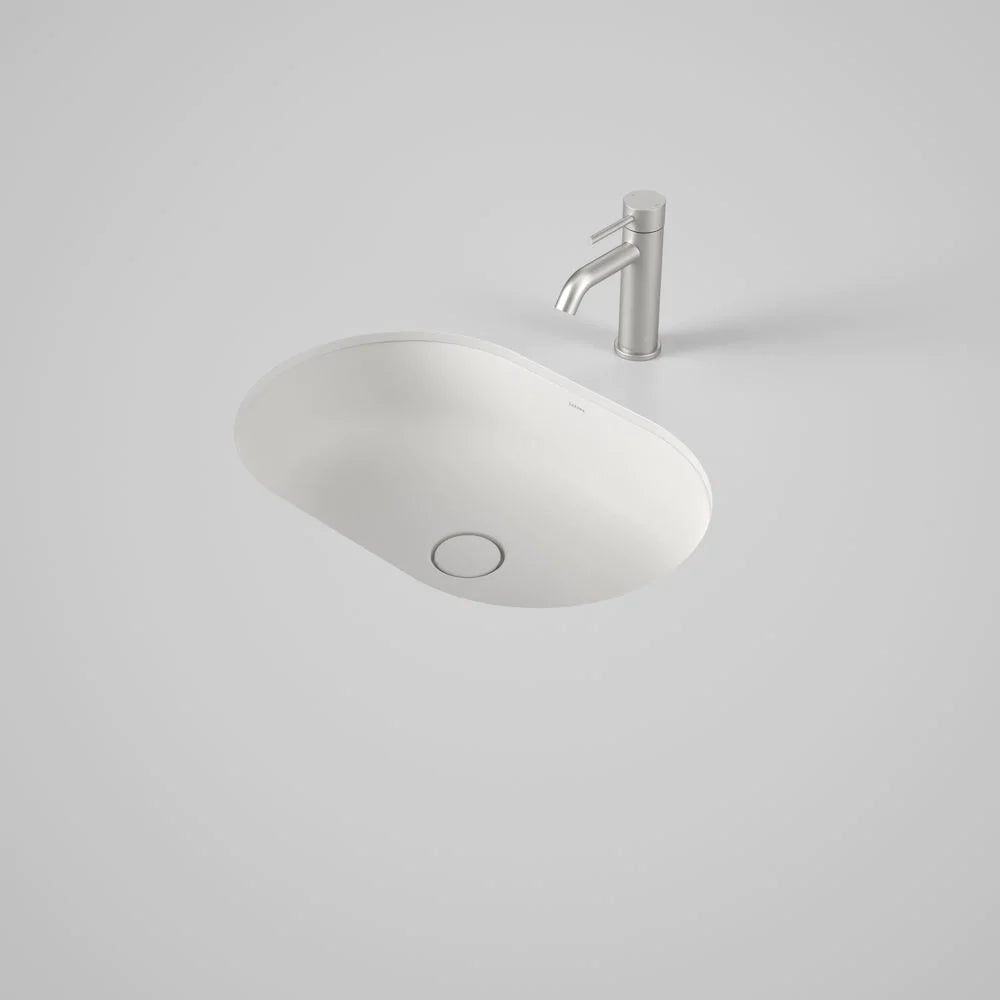 Caroma Liano II 580mm Pill Under/Over Counter Basin - Matte White - 852900MW