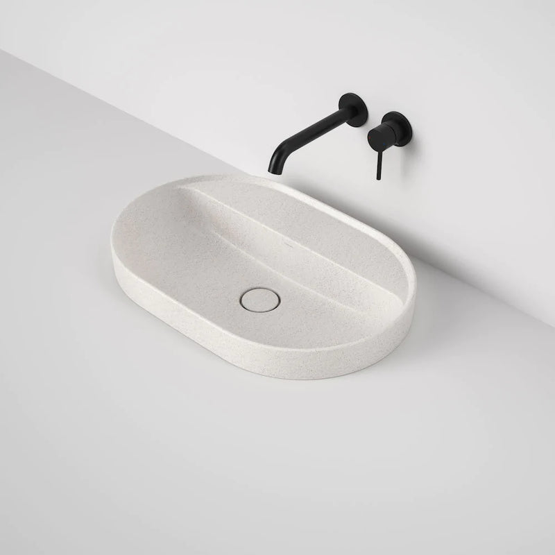 Caroma Liano II 600mm Pill Inset Basin w/Tap Landing - Matte Speckled
