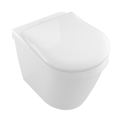 Villeroy & Boch Architectura 2.0 DirectFlush Wall Faced Toilet w/Slim Seat S or P-Trap - 5690R101L4DB