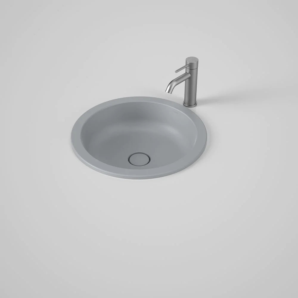 Caroma Liano II 440MM Round Under/Over Counter Basin - Matte Grey - 852600MGR