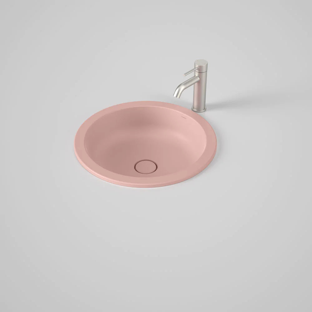 Caroma Liano II 440MM Round Under/Over Counter Basin - Matte Pink - 852600MP