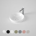 Caroma Liano II 400mm Round Inset Basin - Gloss White - 852400W