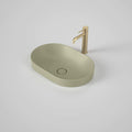 Caroma Liano II 530mm Pill Inset Basin - Matte Green - 852700MG