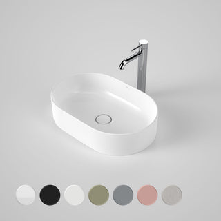 Caroma Liano II 530mm Pill Above Counter Basin - Gloss White - 852800W