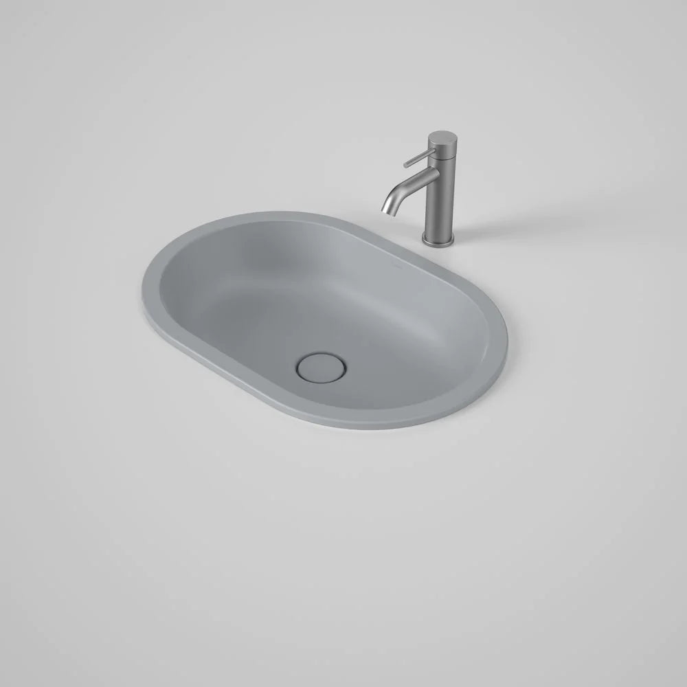 Caroma Liano II 580mm Pill Under/Over Counter Basin - Matte Grey - 852900MGR