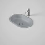 Caroma Liano II 580mm Pill Under/Over Counter Basin - Matte Grey - 852900MGR