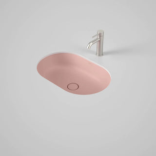 Caroma Liano II 580mm Pill Under/Over Counter Basin - Matte Pink - 852900MP