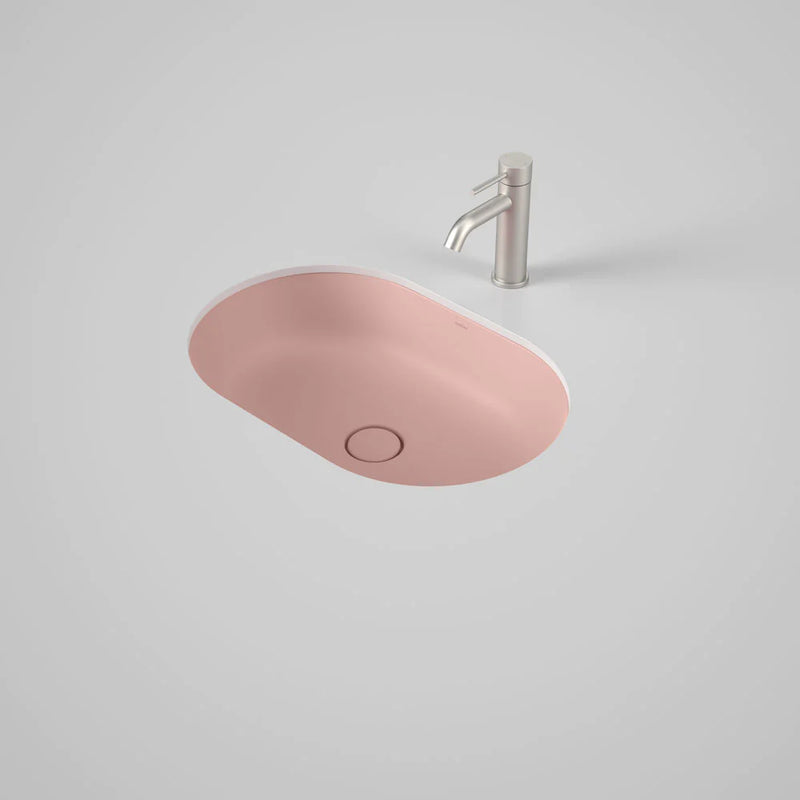 Caroma Liano II 580mm Pill Under/Over Counter Basin - Matte Pink