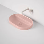 Caroma Liano II 600mm Pill Inset Basin w/Tap Landing - Matte Pink - 853100MP