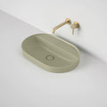 Caroma Liano II 600mm Pill Inset Basin w/Tap Landing - Matte Green - 853100MG