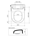 Caroma Livewell Electronic Bidet Seat - 300070W