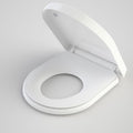 Caroma Family D Shape Toilet Seat (Germguard®) - 300069W