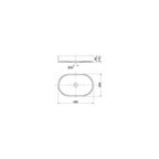 Parisi Natural stone 58 Marble Wash Basin specifications