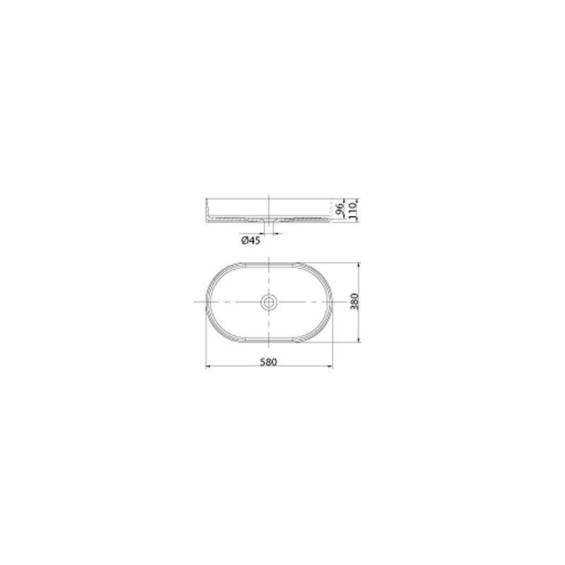Parisi Natural stone 58 Marble Wash Basin specifications