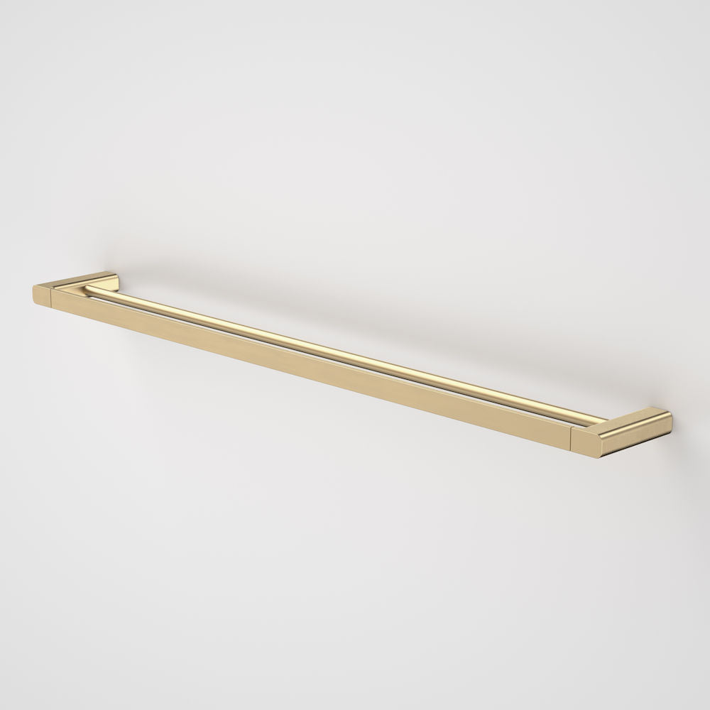 Caroma Luna Double Towel Rail 930mm - Brushed Brass - 99615BB