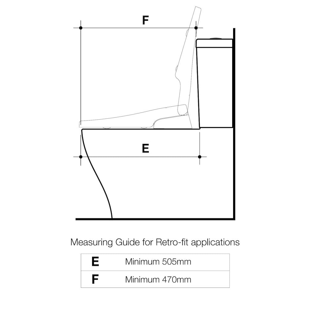 Caroma Livewell Electronic Bidet Seat - 300070W