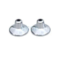 Elson Easy Clean Wall Flange (Pair) - Chrome