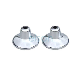 Elson Easy Clean Wall Flange (Pair) - Chrome