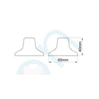 Elson Easy Clean Wall Flange (Pair) -  Specification