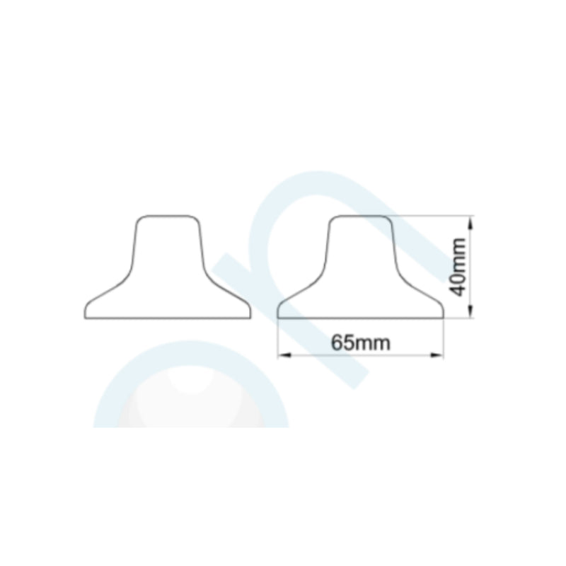 Elson Easy Clean Wall Flange (Pair) -  Specification