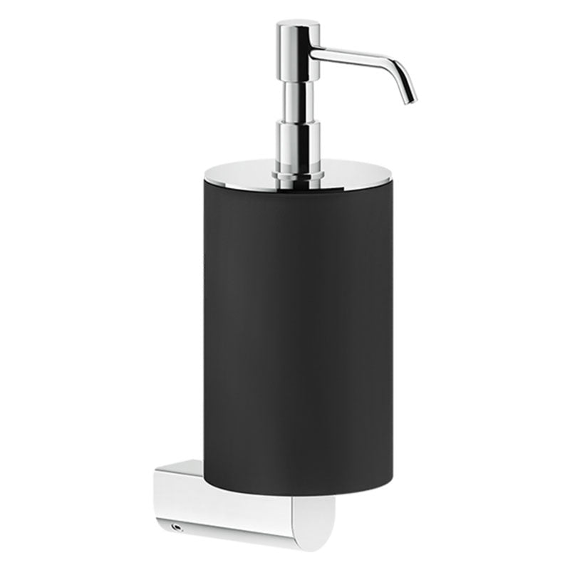 Gessi Rilievo Wall Mounted Soap Dispenser (Black) - Chrome - Image