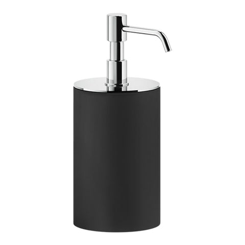 Gessi Rilievo Standing Soap Dispenser Holder (Black) - Brushed Nickel